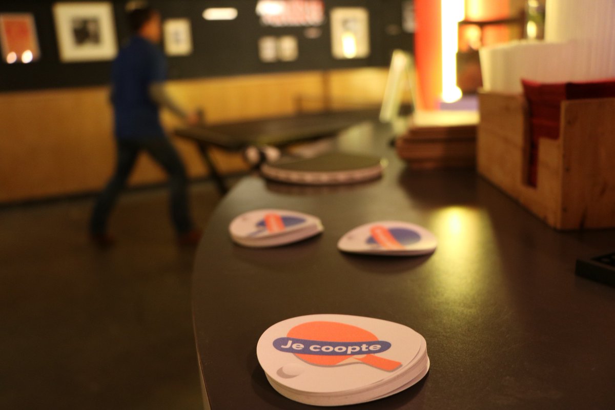GroupeSmile's tweet photo. La cooptation chez Smile passe aussi par des moments de partage, de convivialité et de sport. Bravo aux gagnants du concours de ping-pong organisé à l'occasion de la soirée cooptation #2018 by Smile. Bienvenue aux nouveaux Smiliens qui nous rejoignent ! #SmileWithUS #SmileIsFun https://t.co/RO0Ftf5Q0p