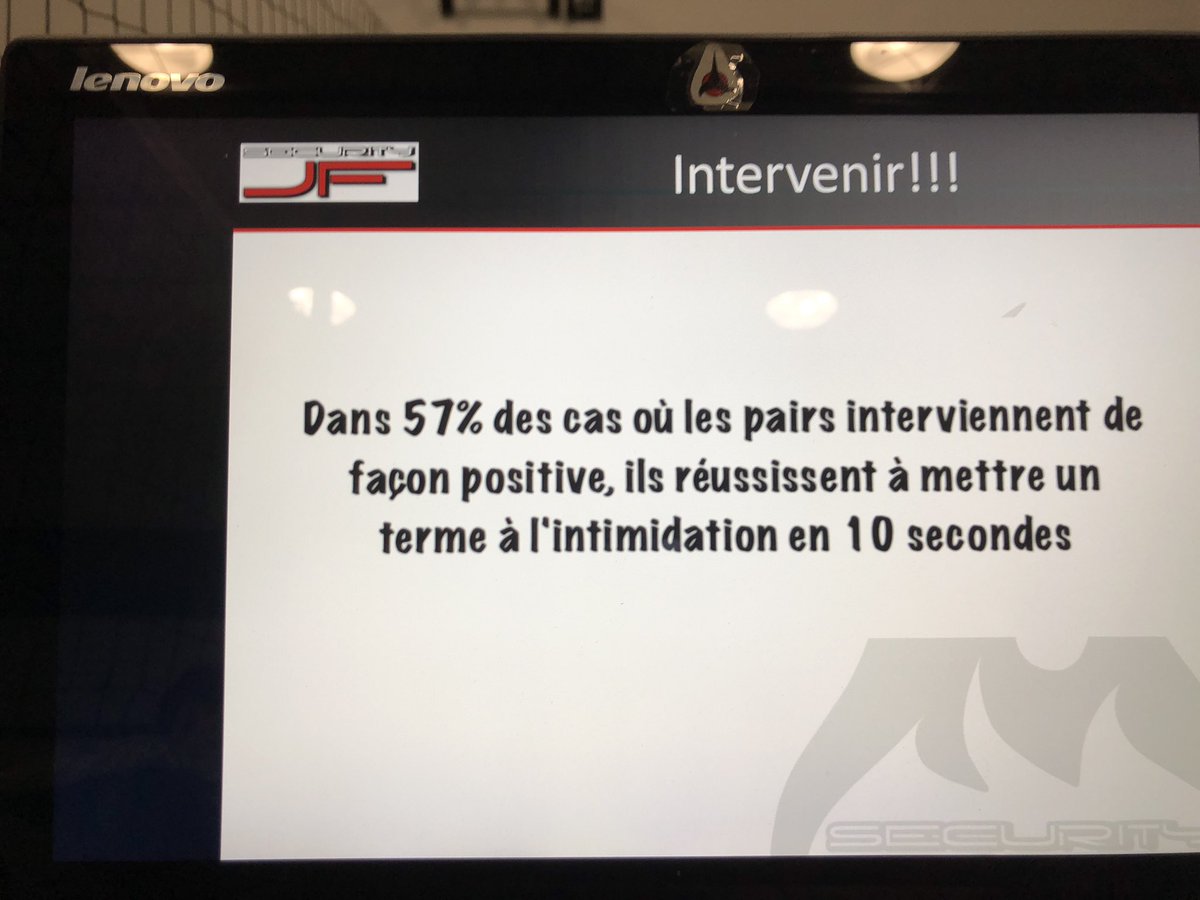 Les jeunes ont le pouvoir face à l’intimidation en dénonçant les gestes intimidateurs. #bienveillance <a href="/cloutjul/">Julie C-Rainville</a>