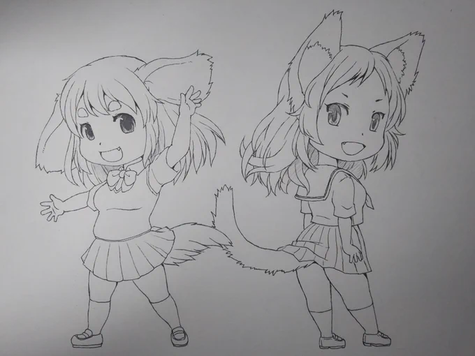 11月22日に、わんわんにゃんにゃんの絵を描きたかったんですが、先週1週間食中毒で死んでたので、今ごろアップ。
鳥刺し怖いです… 