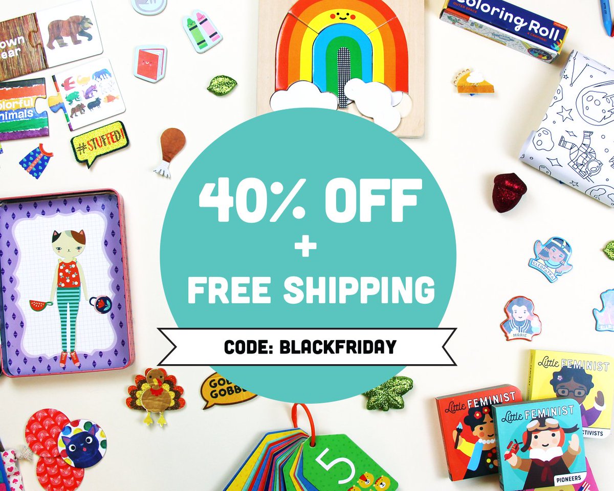 🎉LAST CHANCE🎉 40% OFF + FREE SHIPPING*
Toys, puzzles &amp; games 🎁 CODE: BLACKFRIDAY
mudpuppy.com
*Ends TODAY 11/26/2018,11:59 pm EST. Not valid on sale items, wholesale, or private label orders.