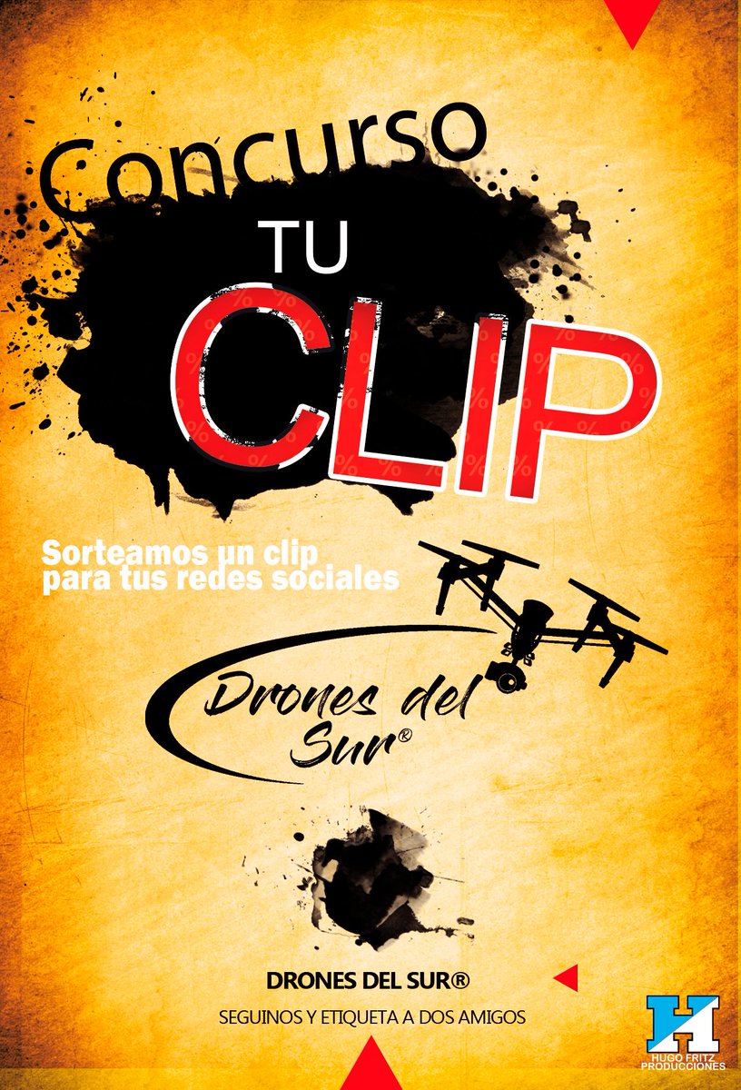 Última semana del concurso de tú clip, seguínos en las redes sociales #cipolletti #Neuquén #drones_del_sur_2018 #djiinspire1 #djiphantom3 #dji #Cipolletti