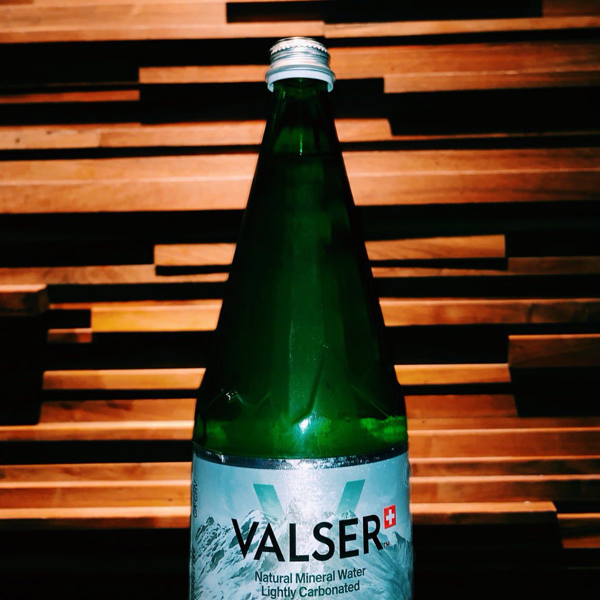 time to treat yourself this week to a gourmet dinner &amp; valser water 😋 #valserusa #madebymountains