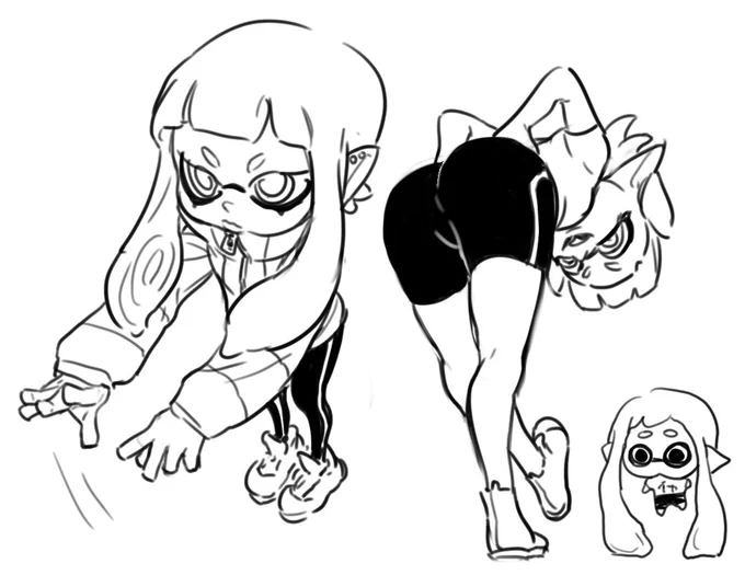 🦑👧 
