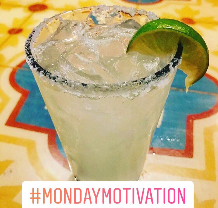 ZiaTaco's tweet photo. #mondaymotivation 🍹You got this! Make it through your work day and swing on through for #happyhour! #ziataco #ziataqueria #chs #chseats #holycity #chucktown #ziaorbust #homeoftheperfecttaco https://t.co/pTCDbwiKNM