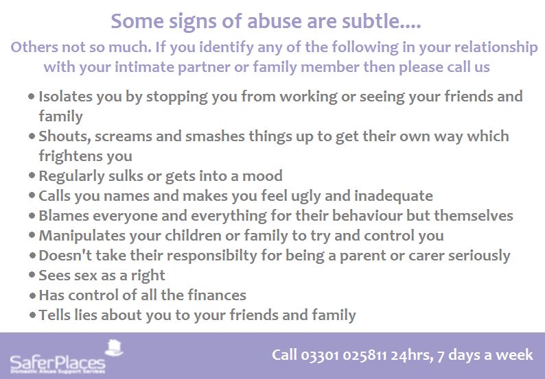 16 Days of Action across <a href="/hertscc/">Hertfordshire County Council</a> and <a href="/Essex_CC/">Essex County Council</a> - Its important to know the signs of abuse whether its from your partner or family member. If you feel like you may be in an abusive relationship please call us on 03301 025811