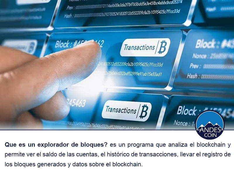 AndesCoin's tweet photo. Los exploradores de bloques son una herramienta de transparencia para los usuarios de las criptomonedas y es súper útil al momento de querer verificar si una transacción fue o no realizada. #Criptotérminos #AndesCoin #Criptomonedas https://t.co/sZ7kHLglJs
