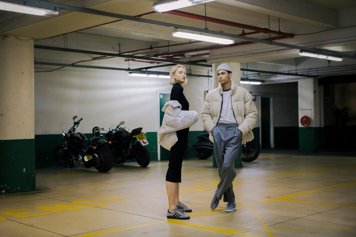 studiojuice's tweet photo. London Nights. New art direction and campaign work for @adidasoriginals x @officeshoes.

Photographer: @imfo40. Stylist: @kieraliberati. MUA: Lucy Thomas. Video: Lainy Black. Models: Mikey Colliss &amp; Lulu Reynolds https://t.co/hWKPOM6FIc