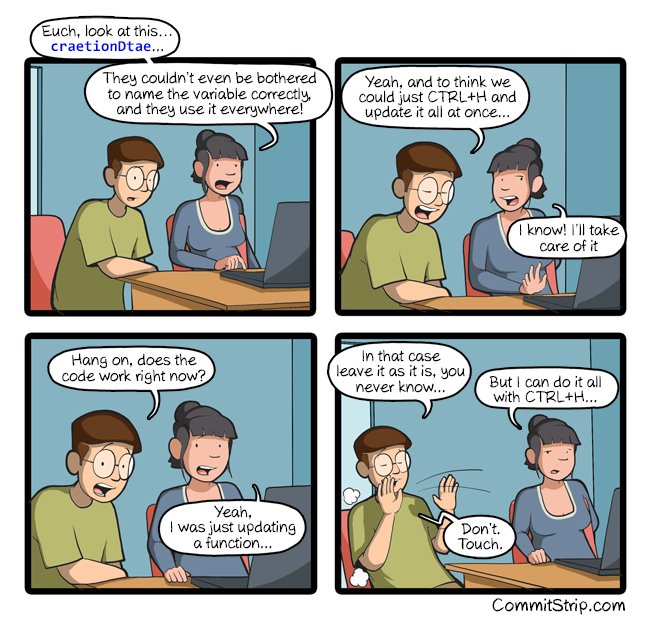 If it’s not broken
 commitstrip.com/2018/11/26/if-…