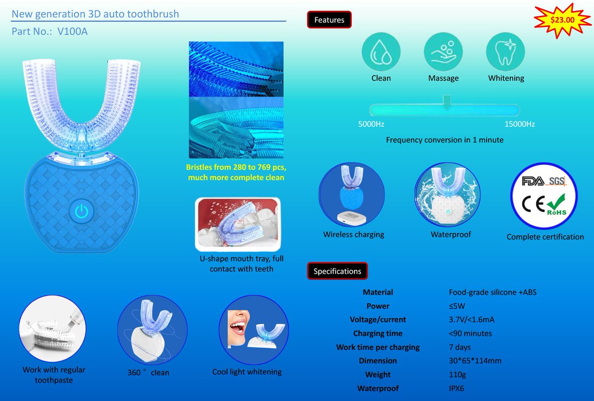 New generation 3D whitening auto toothbrush
inv-usa.com