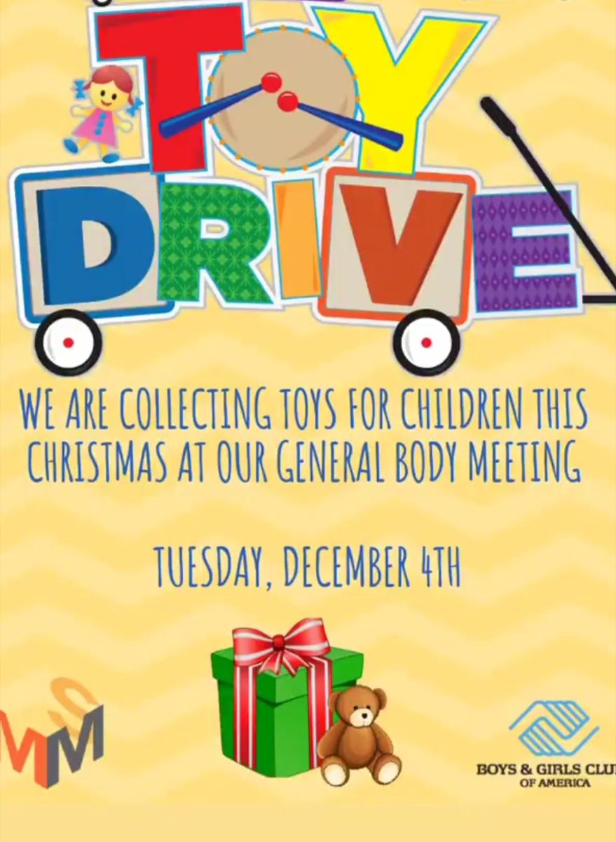 MMS_RBS's tweet photo. Spread some cheer and come donate toys this Christmas at our next general body meeting🎅🏼🎁 https://t.co/wfQq345Ls1