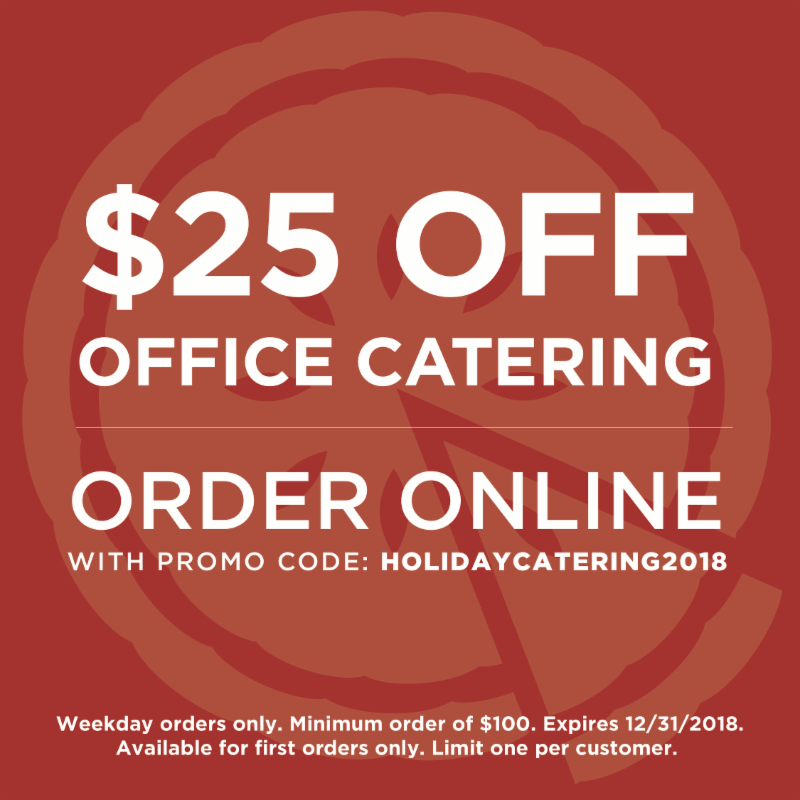 $25 OFF YOUR CATERING ORDER! conta.cc/2QZhR9I