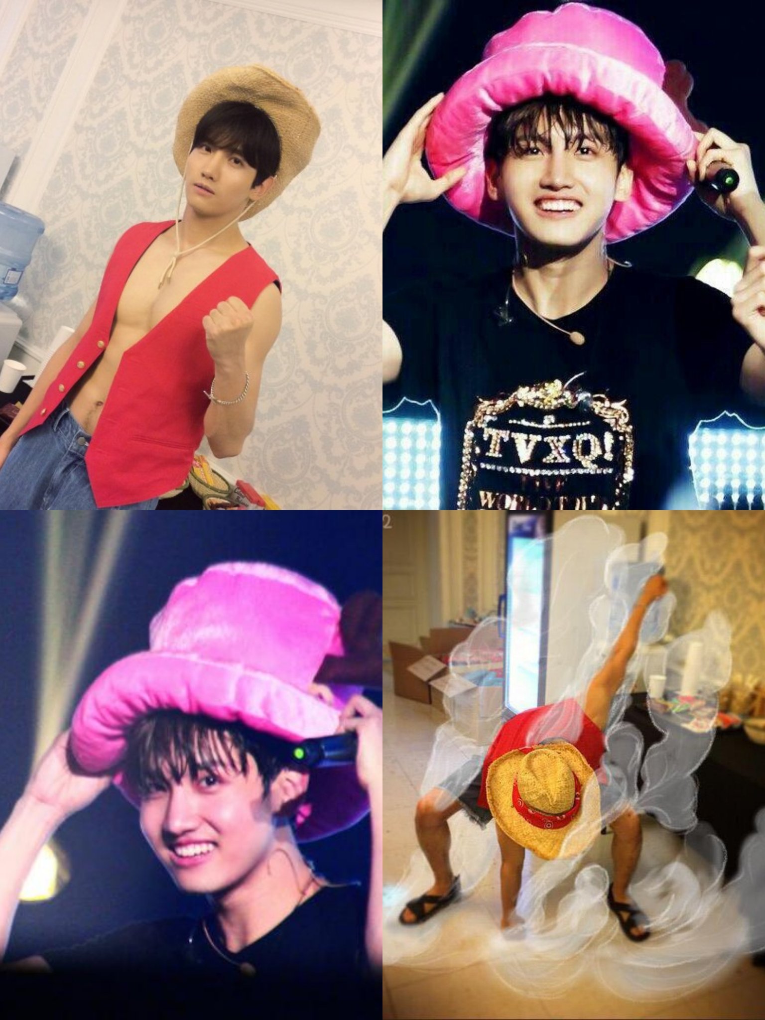 Changmin Epitaph 在twitter 上 Tohoshinki One Piece Official Goods Changmin As Portgas D Ace Yunho As Zoro Just A Compilation Of Changmin Showing His Loves For One Piece 東方神起 Jeaious