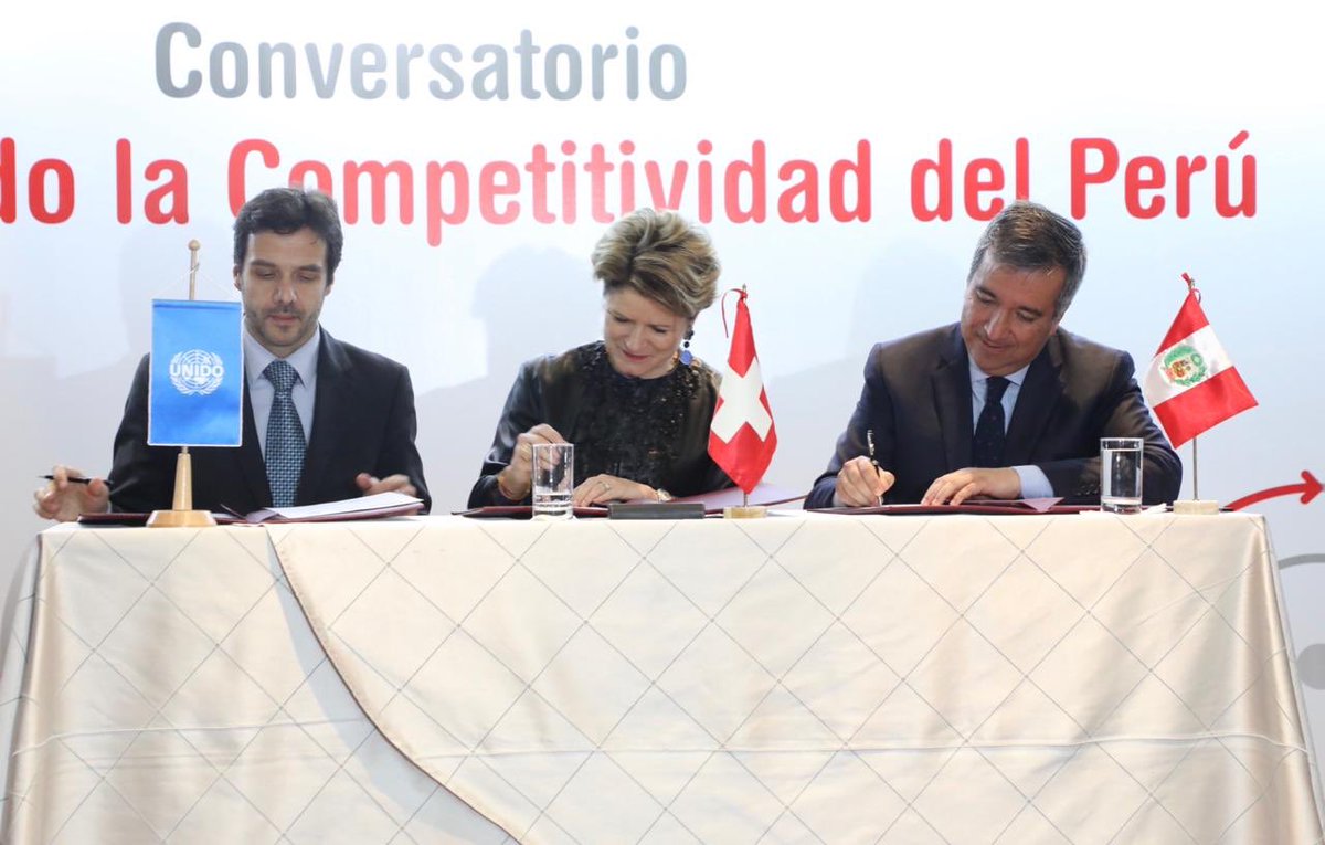 PRODUCE, SECO y ONUDI firman un acuerdo de cooperación que permitirá iniciar la implementación del Proyecto “Fortalecimiento de la calidad del café y el cacao para las exportaciones del Perú 🇵🇪 ”; que será coejecutado por <a href="/INACALPERU/">inacalperu</a>.