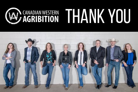 Agribition's tweet photo. On behalf of the CWA Management Team, thank you. Thank you to everyone who continue to make this show a success every year: volunteers, exhibitors, sponsors, visitors, and staff. We hope you learned something new and had a great time! https://t.co/oREL4Pe2kL