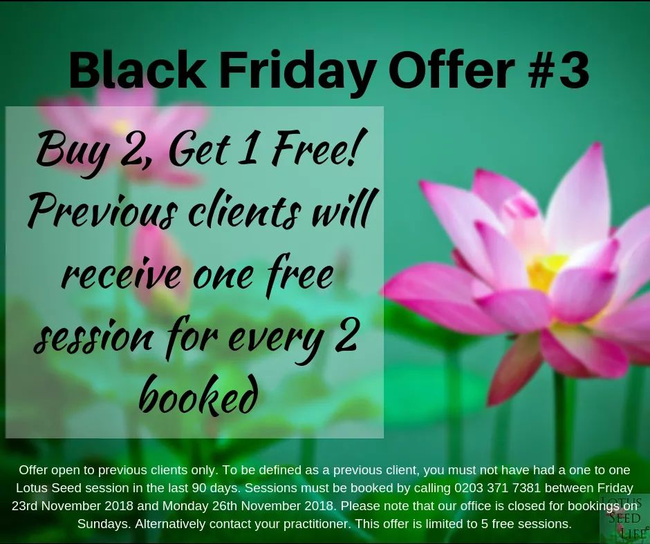 LotusSeed1's tweet photo. Today is your last chance to claim your free sessions with our Black Friday offers! Phone 0203 3717381 or contact your specialist to claim. 

#blackfriday #cyberweekend #cybermonday #mindset #positivelifestyle #neuroplasticity #yourlifeyourway https://t.co/egcx6FIaZ6