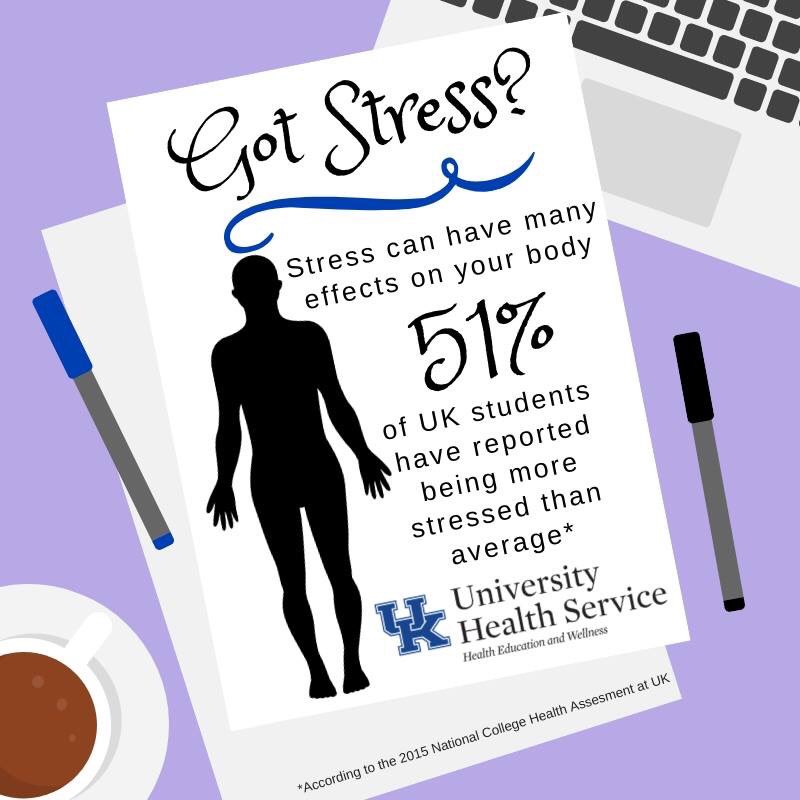 UHSPaws's tweet photo. Don't let stress control you! Stop by some of our #LessStressMoreSuccess week events to help cope with stress and ace those finals!! #StayWell #StressLessUK https://t.co/dRI6VVQ5zf