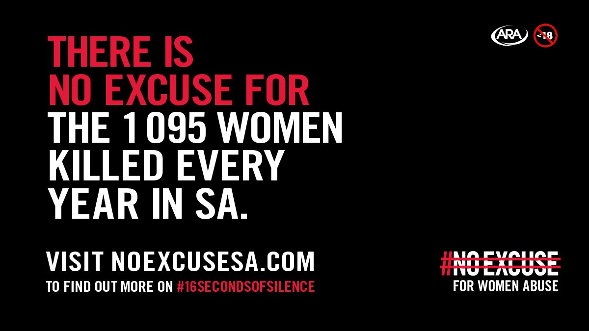 blacklabelsa's tweet photo. Take a stand against the gender-based violence in South Africa. RT this and you’ll be added on to our  #NoExcuse Photo Mosaic. #16daysofactivism https://t.co/qOvr3iXEPH