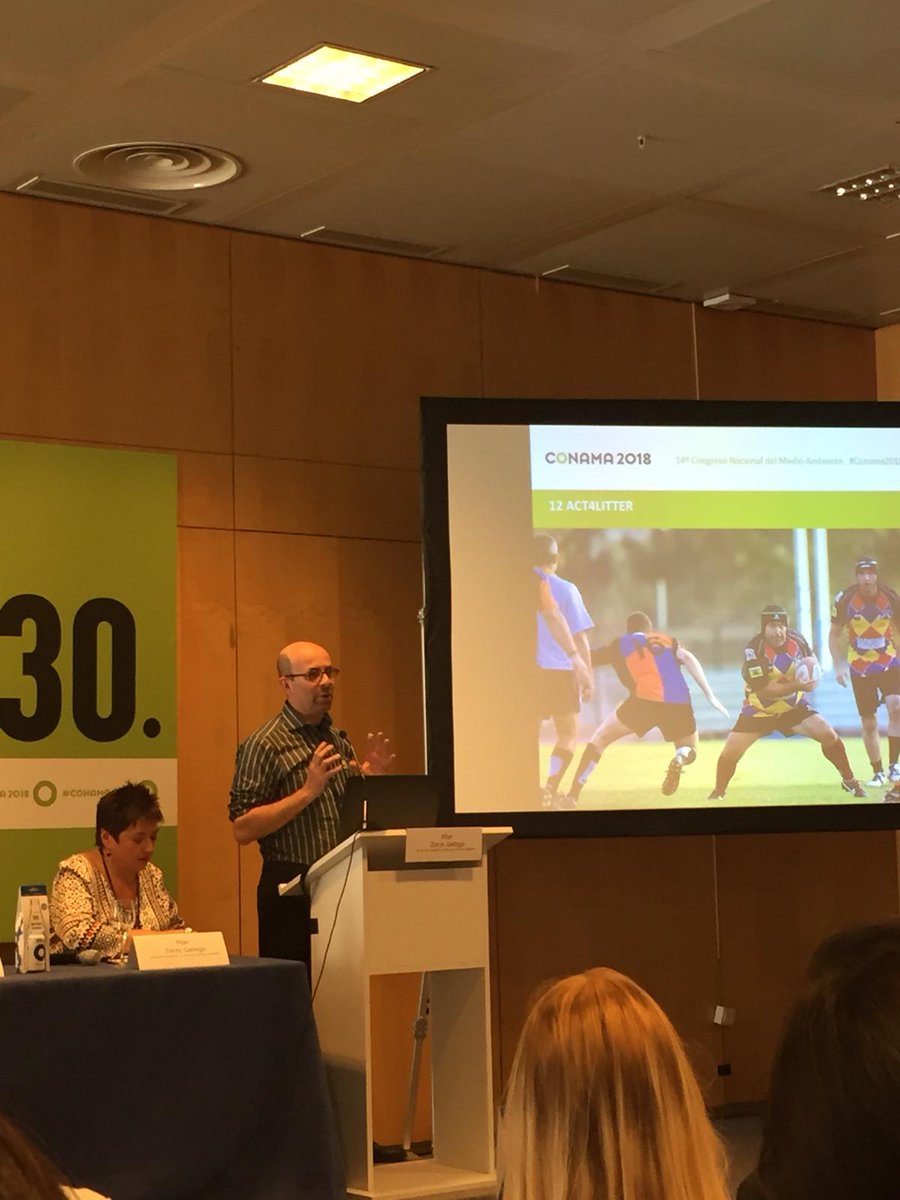 "Marine litter is a threat to the biodiversity and to the Marine Protected Areas. The managers of these zones literally have to fight against this threat. It is our role to provide them with the good tools &amp; knowledge to fight; and to assure their victory". #Conama18 #Combat