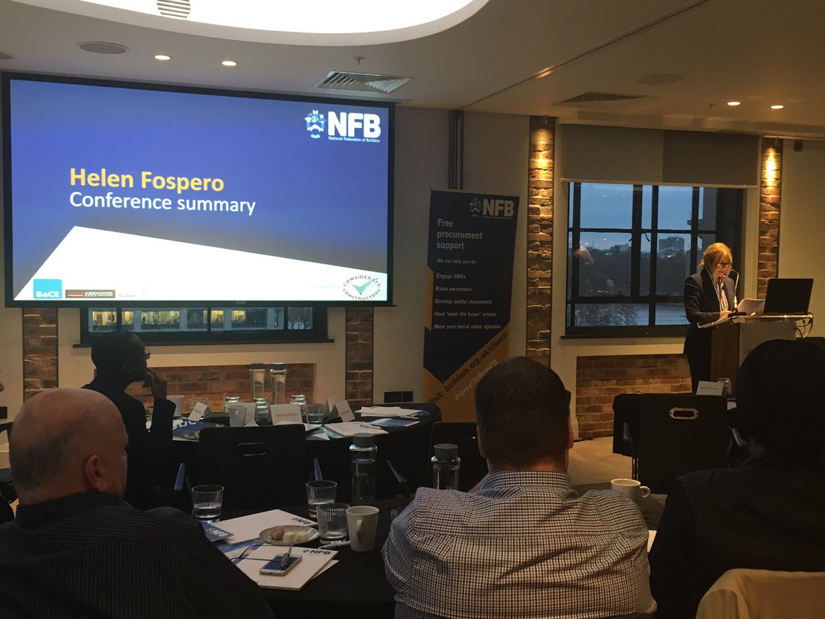 nfbuilders's tweet photo. Our annual conference is drawing to an end... @LadyFosp gives her closing remarks on the day #digital #construction #nfbuilders https://t.co/lTdMnfjVBC