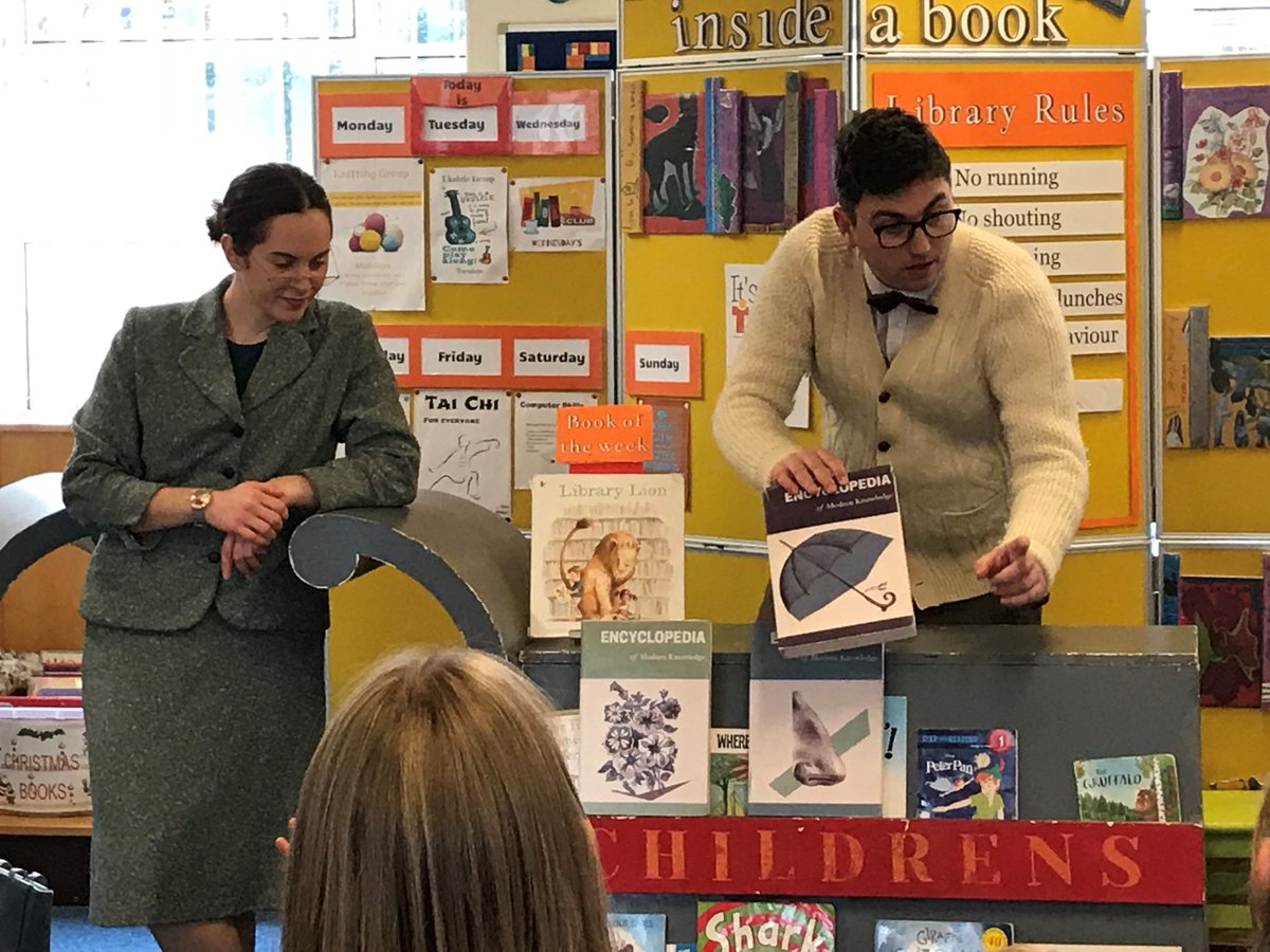 SomersetLib's tweet photo. It's not often you see a lion in the library ๐ฆ, but today in #ChardLibrary we did!
Children from Avishayes Primary School attended two wonderful #LibraryLion shows by @jakeuntied Both classes thoroughly enjoyed the performance, engaging and laughing along the way. https://t.co/6RZa4blK1y