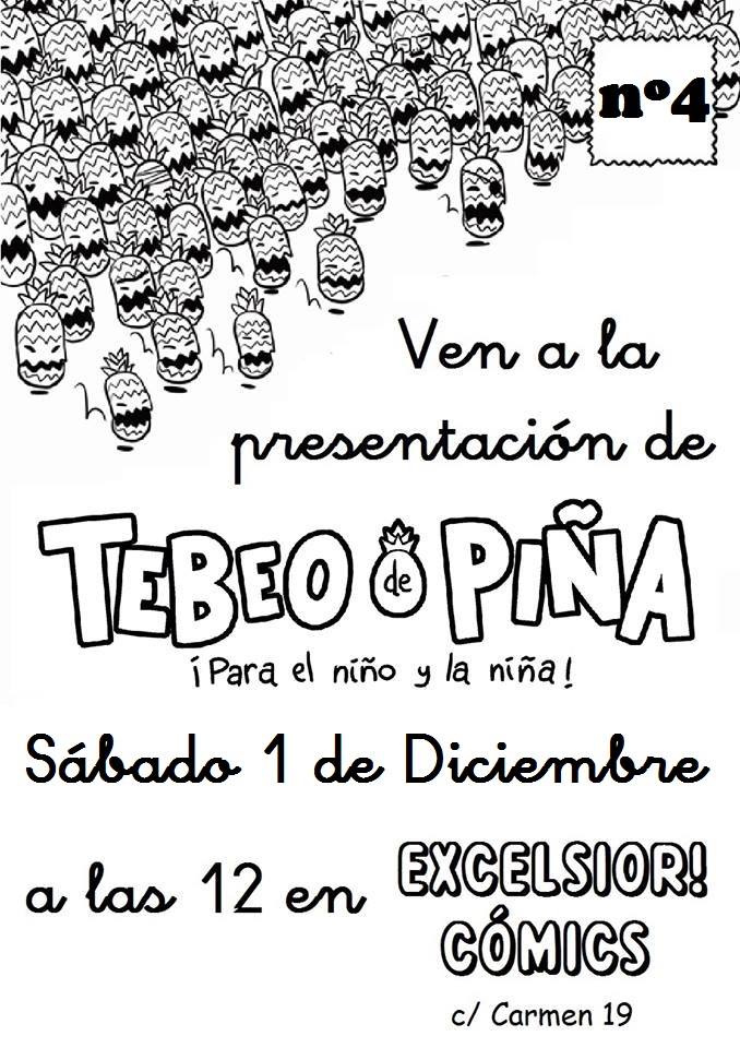 AAAComic's tweet image. ¡Regresamos a #Zaragoza!
A las 12:00 del sábado 01/12 presentación por todo lo alto en @EXCELSIORcomic1 del número 4 de #TebeoDePiña, que coordina @hombrepicaraza