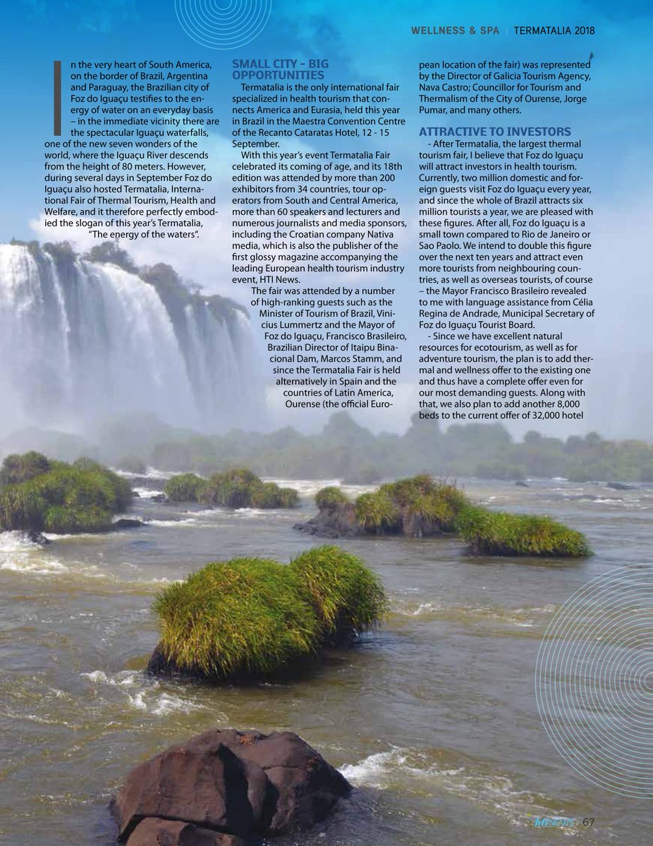 Termatalia's tweet photo. excelente reportaje de #TermataliaBrasil2018 en el último número de #HTI News, la revista oficial de la #HTIConference https://t.co/vYQkIxpnYW https://t.co/sbdxAcA7Im