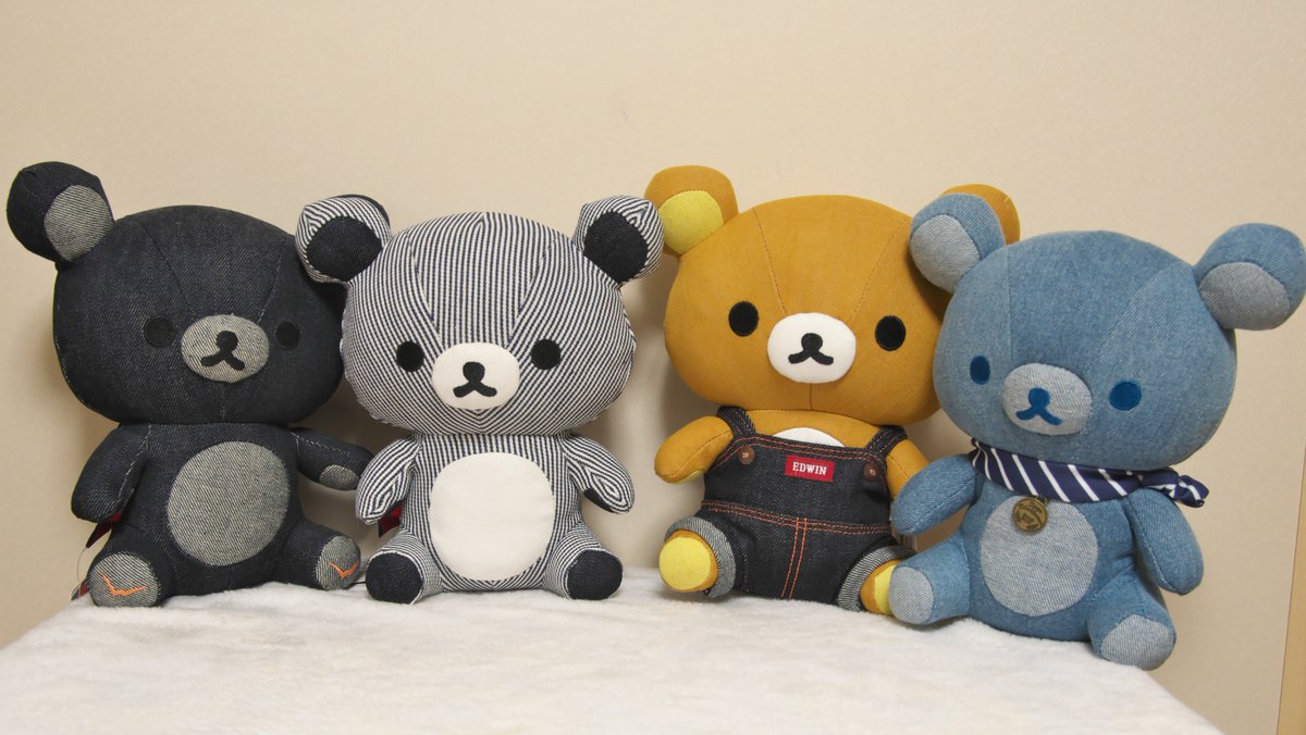 リラックマ エドウィン 限定ぬいぐるみ タグ付リラックマ×EDWIN