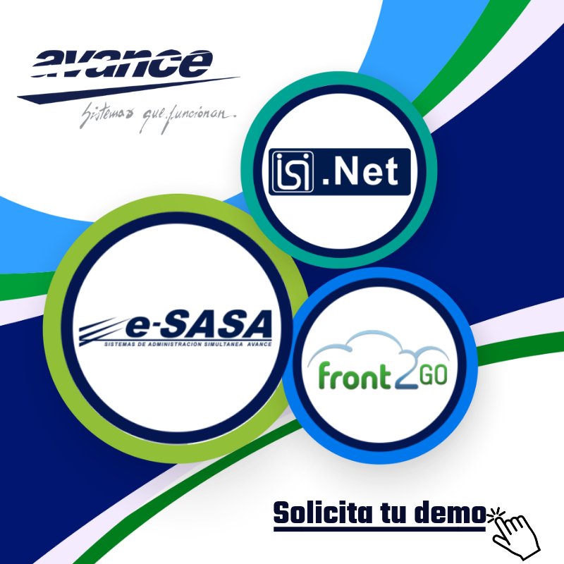 AvanceSistemas's tweet photo. Contáctanos en cualquiera de nuestras oficinas y solicita tu #demo.
Estamos para servirte. 👉https://t.co/WldBfQGaBY
#Software #Tecnología #FelizLunes #SinAnestesia #Clima #AvanceSistemas #eSASA #Front2Go #IsiNet https://t.co/cfeLkws3ix
