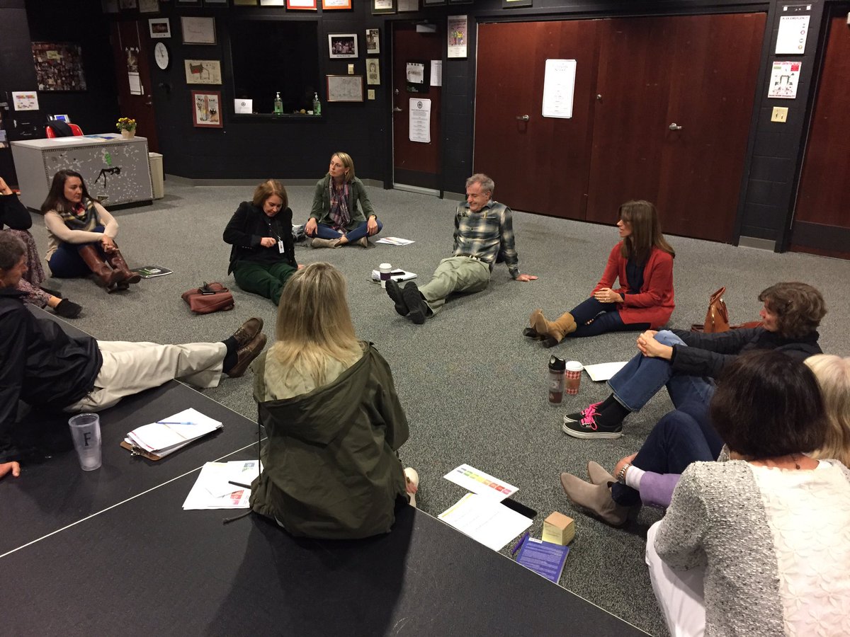 mpdalrymple's tweet photo. Middle school English @CollegiateRVA teachers take 10 to collaborate about strengthening @TheCTTL MBE  strategies in their classrooms. https://t.co/DNgcCfbypH