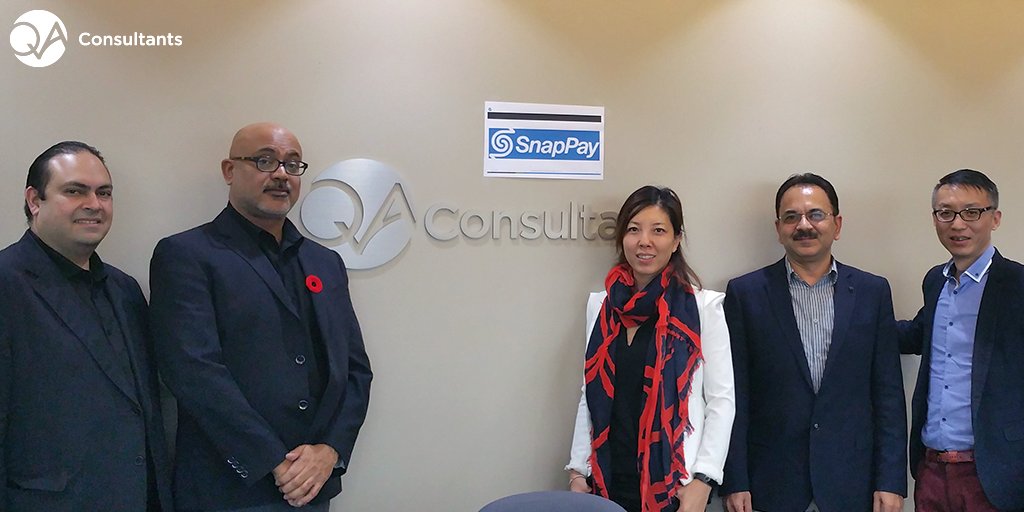 QAConsultants's tweet photo. QA Consultants are pleased to announce we are partnering with one of @AlibabaGroup's official partners in Canada, SnapPay Inc. We look forward to working together as true partners to deliver value each and every time. #Alipay #Alibaba #SnapPay https://t.co/NePoZC3zFL