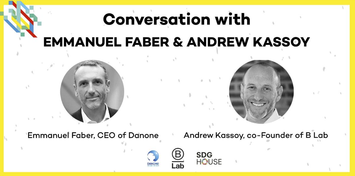 ScotlandCANB's tweet photo. Connecting to Global Conversations around Impact - Now Live from Amsterdam at SDG House : Manuel Faber (CEO @Danone) and  @AKassoy (Co-Founder @BCorporation) discussing all things Business for Good and #SDGs - Click through: https://t.co/xW4nhROAKn https://t.co/twnQ3Qp9TU