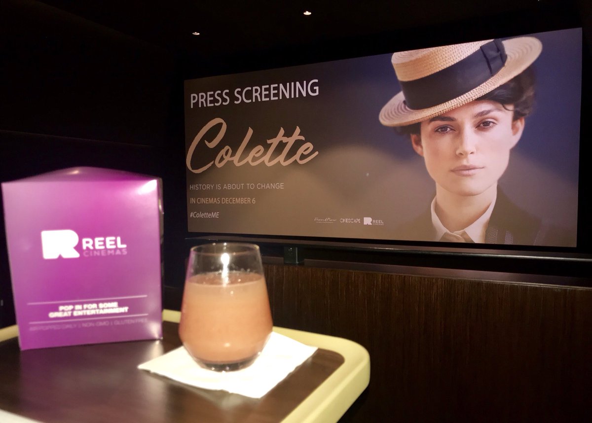 WJanssenMusic's tweet photo. Thanks for spoiling my lovely wife @gillboxtones and I tonight! Weβre viewing @colettemovie at @reelcinemas Platinum Suites!
You all have to experience this top notch cinema experience! We feel like Kings and Queens! π
#ColetteME #ReelCinemas https://t.co/ONuR6Tqf6K
