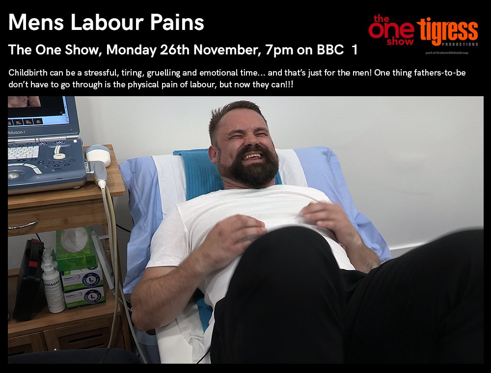 On <a href="/BBCTheOneShow/">BBC The One Show</a> tonight 3 men experience the sensation of simulated contractions giving them a unique labour pain experience. Tune in at 7pm on <a href="/BBCOne/">BBC One</a> to see how they get on.