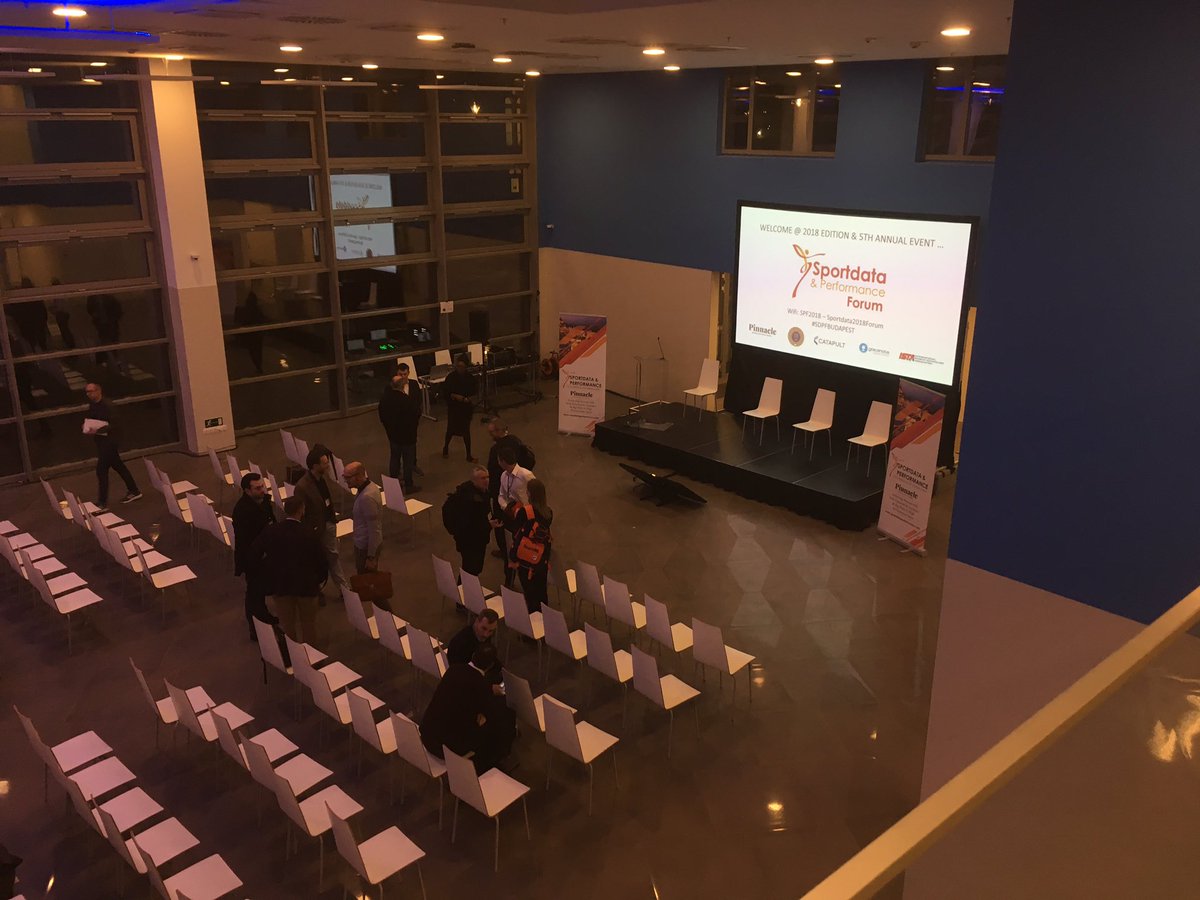 SkunkSports's tweet photo. Great 1st day at @SportDataNow - see you all tomorrow and check out our presentation at 14:10 - Innovation in Sport with Data Science. #SDPFBudapest https://t.co/U2bzLSWhOu