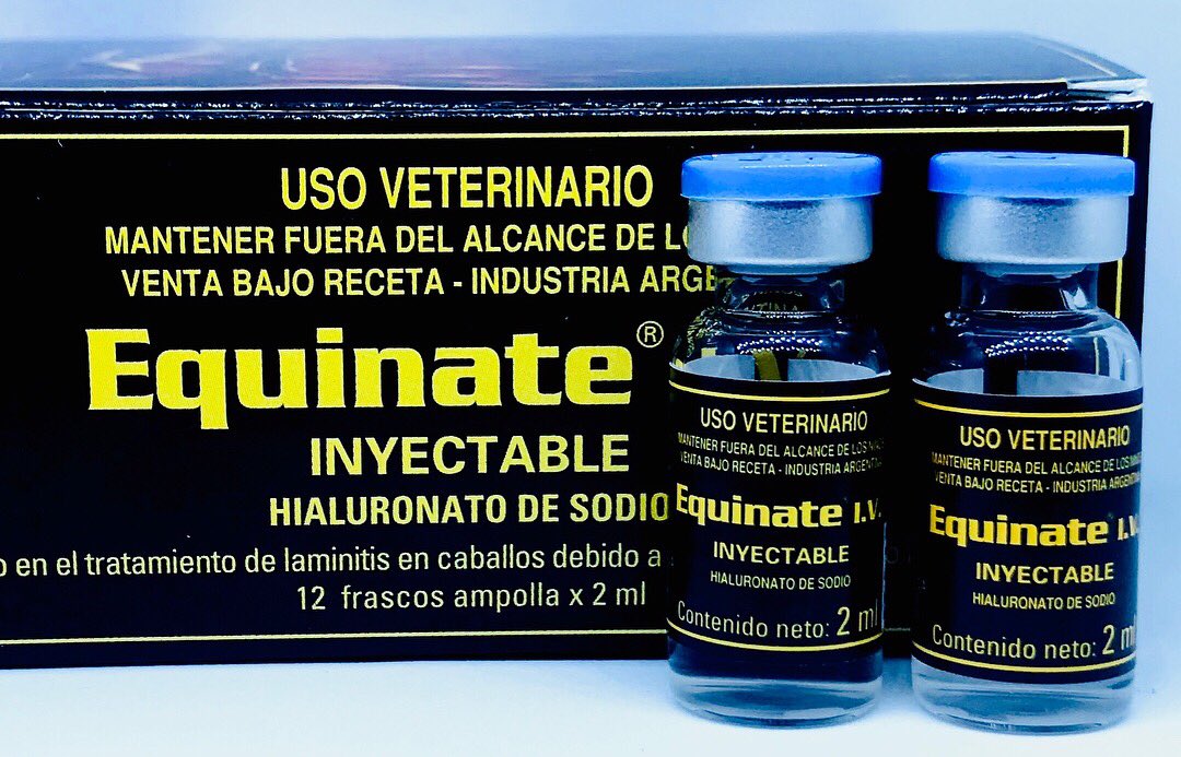 RandlabArg's tweet image. Equinate 2ml - INTRAARTICULAR

PARA EL TRATAMIENTO DE CLAUDICACIONES POR SINOVITIS NO INFECCIOSA