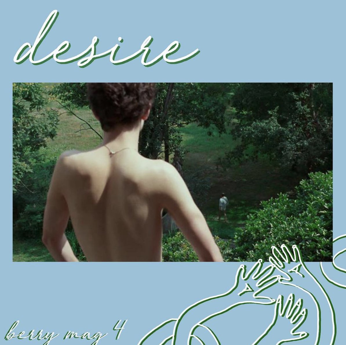 berry_mag's tweet photo. In the time that we anxiously await the CMBYN sequel, there is only one thing for us creatives to do... https://t.co/N7IPPfuL9y #calltoartists https://t.co/D3LyvKL2EB