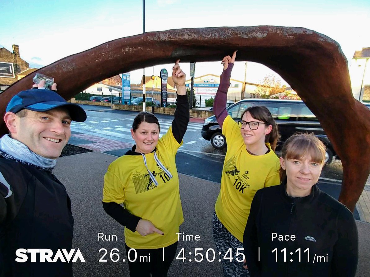 RideWozzy's tweet image. #NovPlus1 Day 26 - 26 run miles starting with #SchoolDropFit then @FarsleyFlyers Caroline and finishing solo.

I tell you, making this a @sweatpledge really drives you on! sweatpledge.com/user/Wozzy

Please help support Leeds Deaf Children's Society 🙏:
justgiving.com/crowdfunding/n…