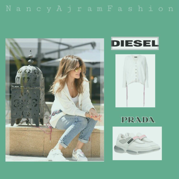 NancyAFashion's tweet photo. I cant get over her cuteness 😍🤦🏻♂️
________
Cardigan: @DIESEL
Sneakers: @Prada
________
#fashion #style #stylish #love #cute #photooftheday #beauty #outfit #heels #nancyajramfans #nancy #dubai #concert #arabicsinger #fancy #dress #lebanon #egypt #usa #uae #dubai #beirut https://t.co/YXkqldnRPc