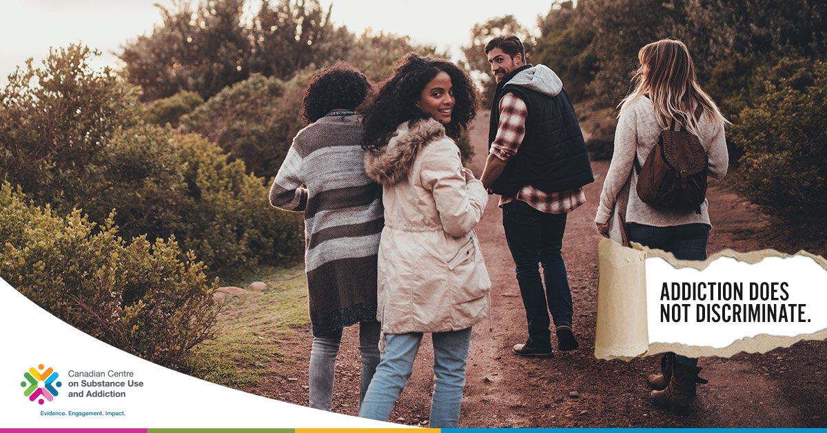 CCSACanada's tweet photo. It’s National Addictions Awareness Week which means it’s time for us all to discard stereotypes about substance use disorders and acknowledge that addiction affects #allwalksoflife

Learn more: https://t.co/Og2Aa1VE4L #NAAW https://t.co/Vo1xAQ3KZZ