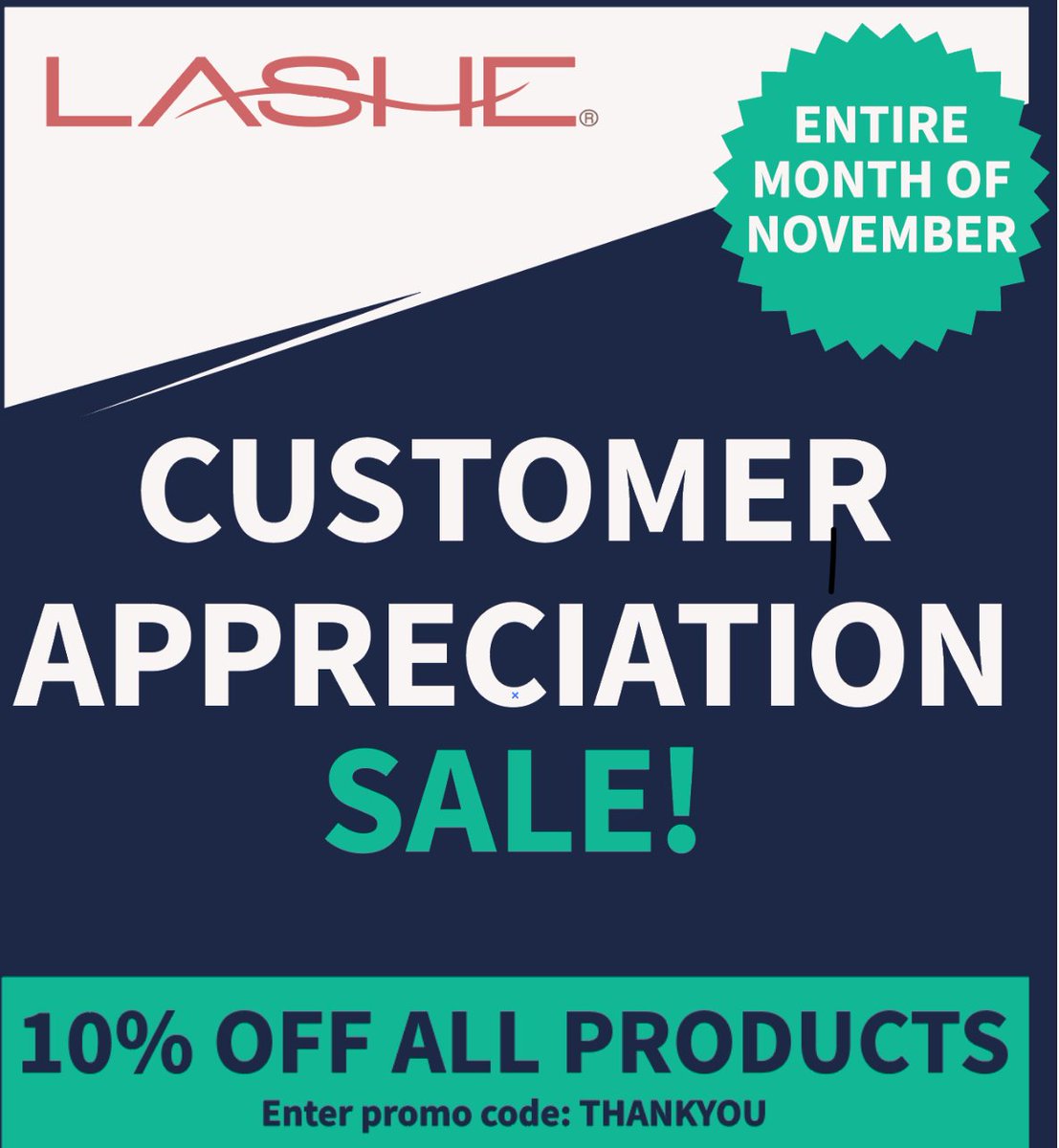 TheLashe's tweet photo. 10% off Premium Eyelash Extension products - #lashes #makeup #CyberMonday2018 #lashdeals https://t.co/7gXCmGR2nW