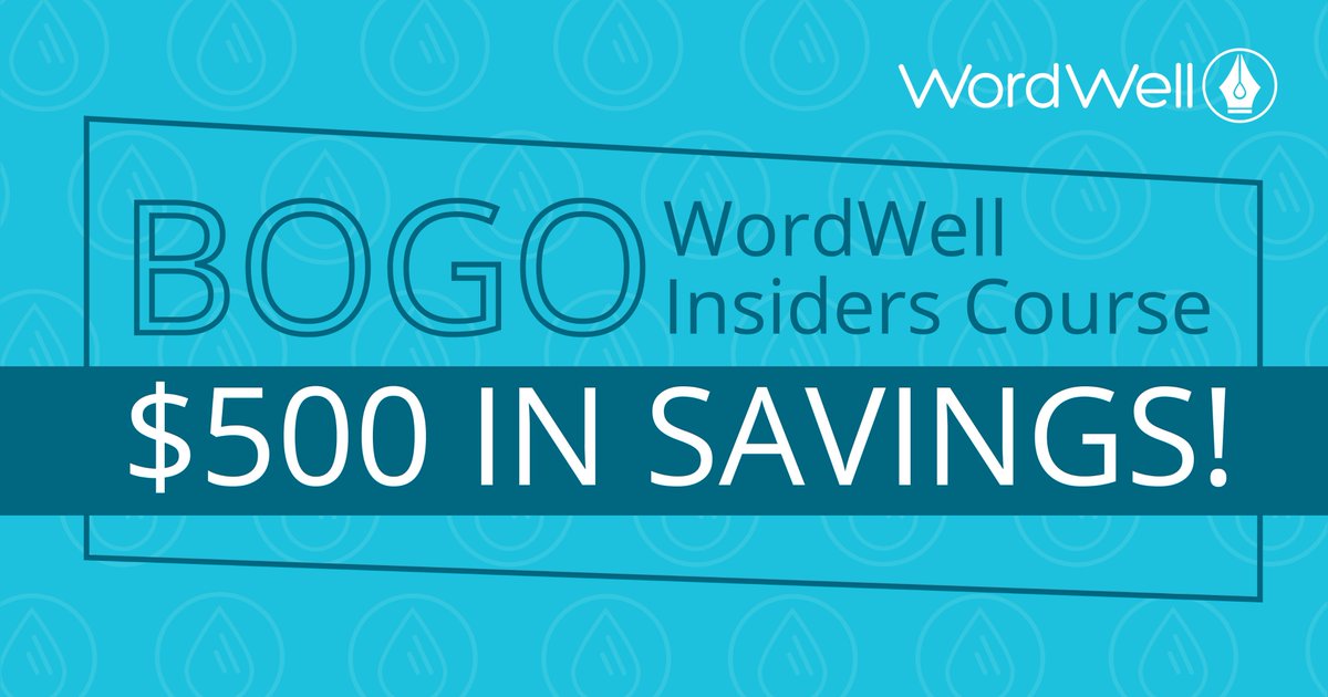 WordWellCreates's tweet photo. BOGO WordWell Insiders Course! Yes, you read that right. Grab a business buddy and sign up to take our course together or gift the course to a friend. DM us to take advantage of this deal. #wordsarehard #smallbiz #marketing #cybermonday

https://t.co/oGDZKDUUb3 https://t.co/Az2lv494xp