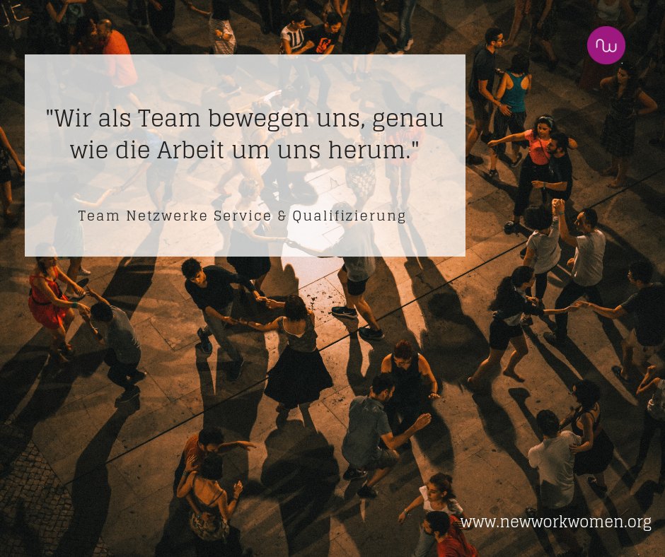 NewWorkWomen's tweet photo. Wenn Eure Zusammenarbeit ein Tanz wäre, wie würdet ihr ihn nennen? 

#365Impulse 
#Teamimpuls
#Tanz

https://t.co/JDJkd84GgD https://t.co/fjoa5FUX6l