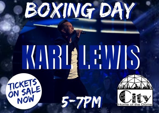 Citybarswansea's tweet photo. This Boxing Day we've decided to host a treat for you...

We have our local boy Karl Lewis LIVE! 🎙️🎶

2018 Finalist of #AllTogetherNow 

Live at 17:00 until 19:00 in our beautiful Coliseum 

This is a ticketed event, ticket prices are:

Adults: £5.00
Children (Under 16's): £2.50 https://t.co/Z2CK4hXWun