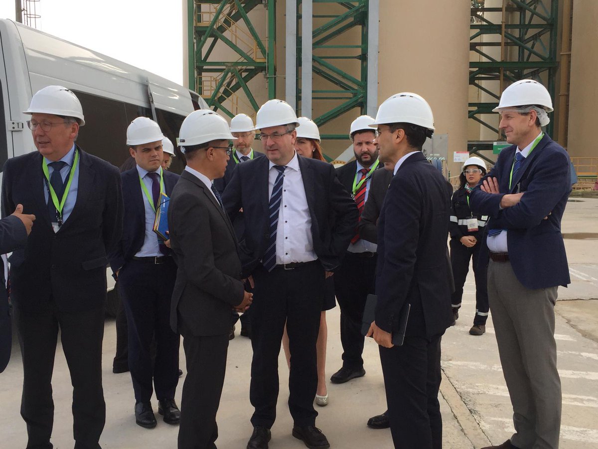 Awex_Afrique's tweet photo. @AWEX_Belgium Visite de l'OCP à Jorf Lasfar #BEmissionMar #AWEX2018 https://t.co/JeGUqwEiTg