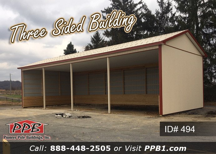 Pioneer Pole Buildings Inc On Twitter Three Sided Building 30 W