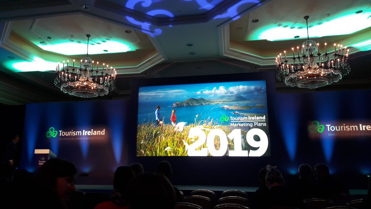 EventPartners1's tweet photo. Event partners Ireland took part in Tourism Ireland Marketing Plans 2019 launch #TI2019 in #InterConDublin https://t.co/kGq4wPDUND