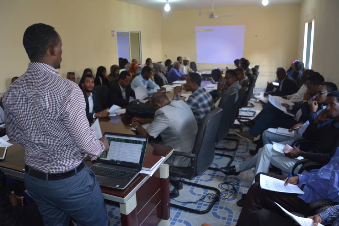 HusseinBuuni's tweet photo. @SLMoNPD, It was my pleasure as Deputy Minister of Planning to Officially Open a Capacity Building Training for Planning and Statistics Dep. Directors to obtain, improve, and retain their skills, knowledge, tools, equipment and other resources needed to do their jobs competently. https://t.co/VvGaag1Vt9