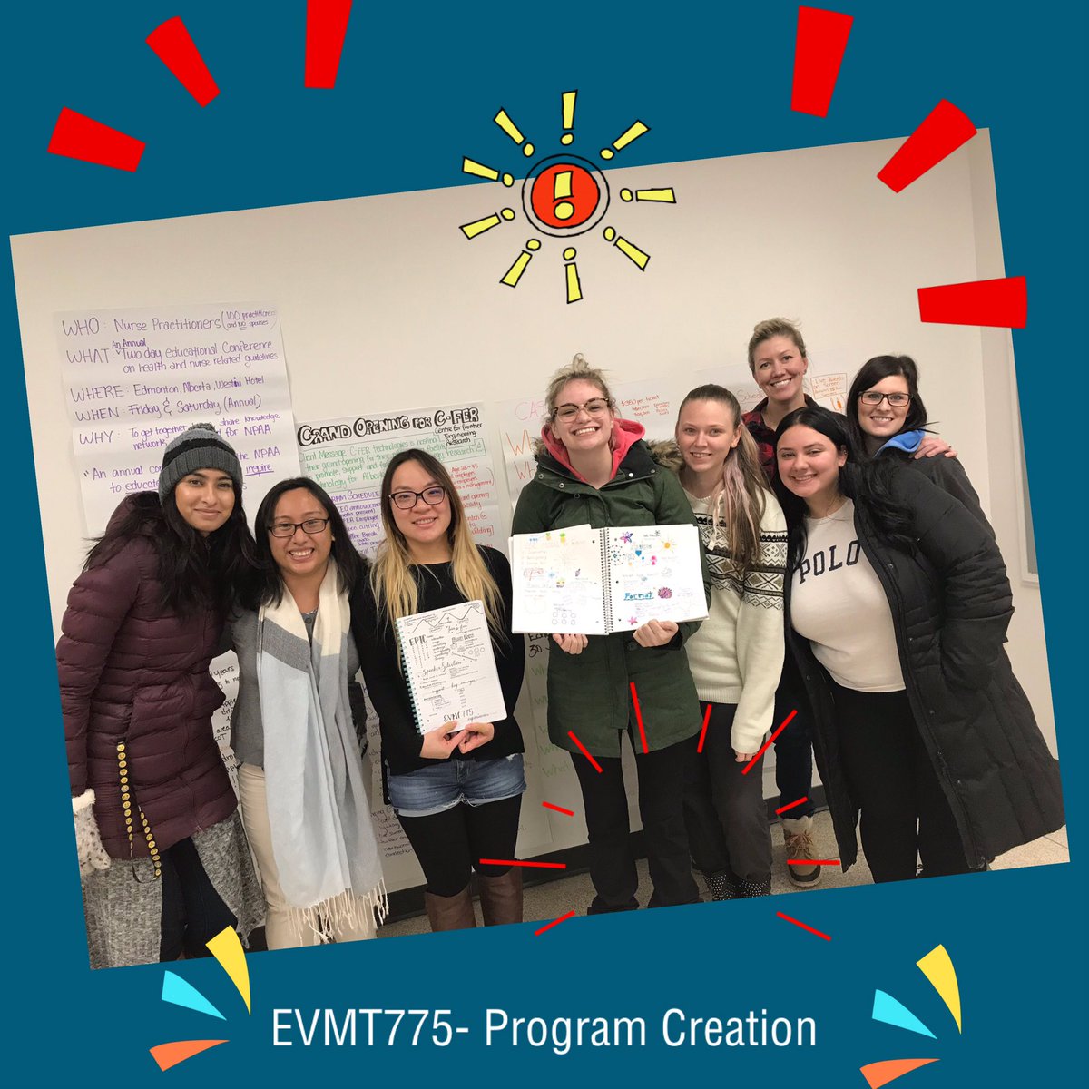 SantoroMilena's tweet image. We had a great Sunday 🤓 teaching all things #Events specifically #ProgramCreation how to create unparalleled and memorable experiences when #designing & #planning #events 👊🏻 #EventManagement #EVMT #eventprofs #yegevents #fortheloveofteaching #naitconed
