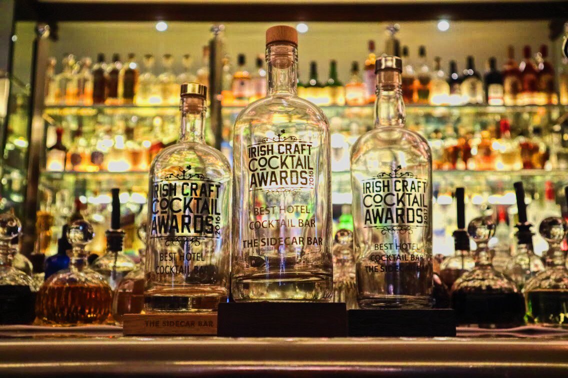 WestburyDublin's tweet photo. We are immensely proud of our team at #TheSidecarDublin winning the #BestHotelCocktailBar at the @irish.craft.cocktail.awards last night making it three years in a row! 
#proud #ICCA2018 https://t.co/SQ4yu6eCkO