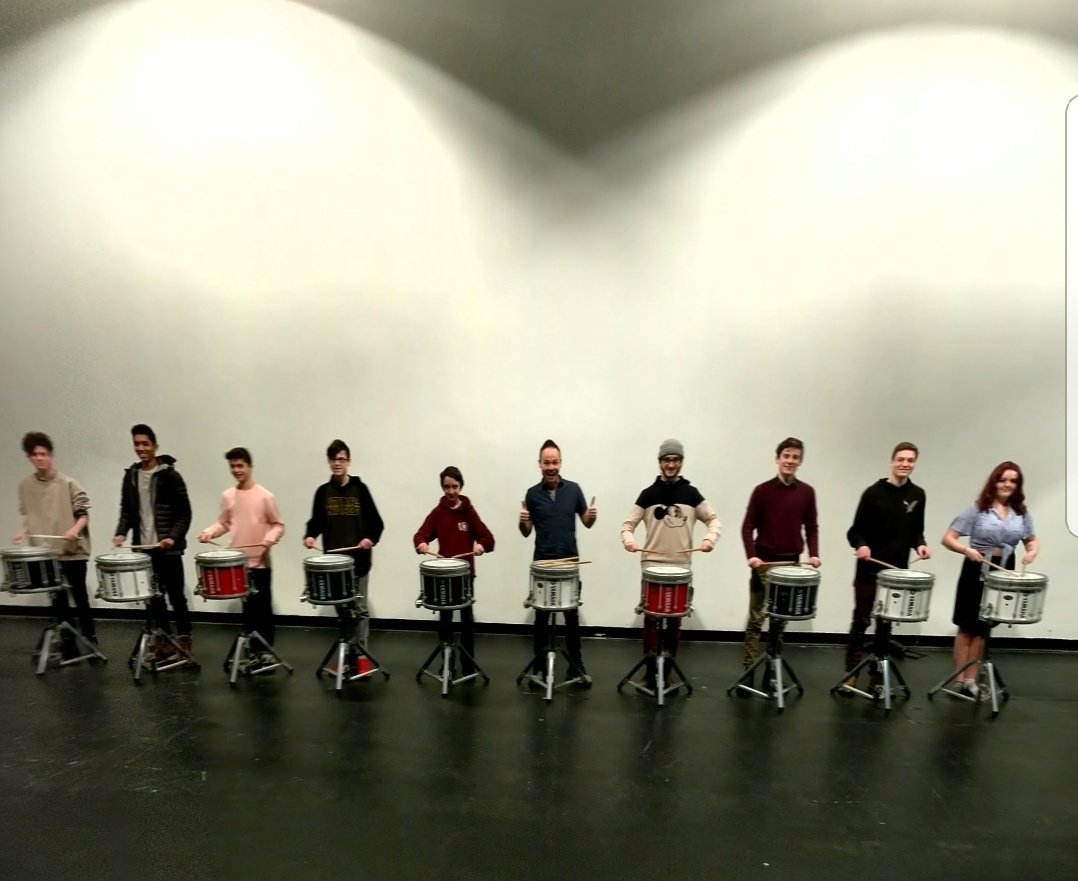 michaelbeaucler's tweet photo. My #Ottawa #Drumline scholastic clinic tour begins!  @CANdrumline @YamahaCanMusic https://t.co/Mpg2xt5Hrs